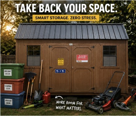 “The Brown Bear Bunkhouse" 10x16 Lofted Barn Shed